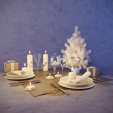 Christmas table setting