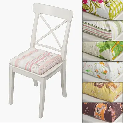 Ikea Ingolf chair with pillow Hoff