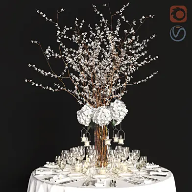 Decor for the festive table