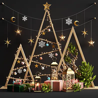 New year decorative set 2