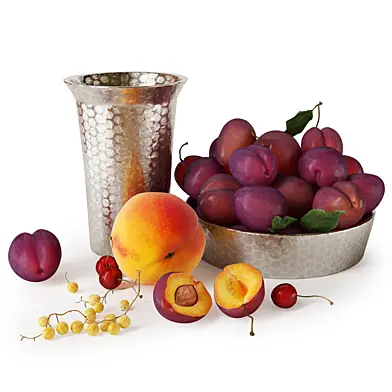 Fruit set Plum