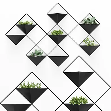 Decorative shelf with flower pot IKEBANA