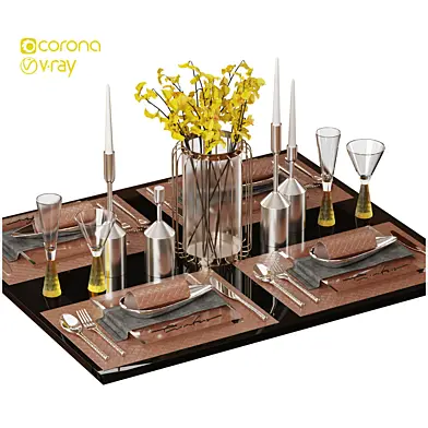 Modern Dining Table Soft Outfit-12