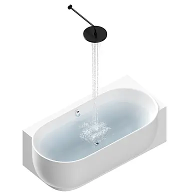 Luv bathtub with water