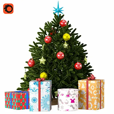 Christmas and New Year tree - small