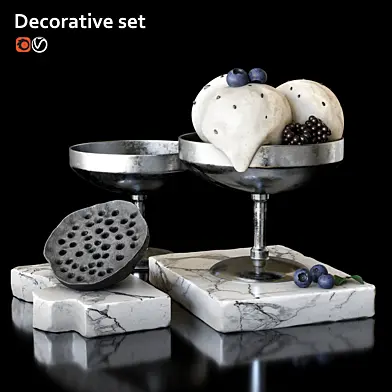 Decorative set Ice cream