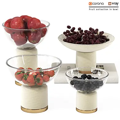 Fruit collection in bowl 002