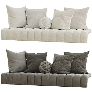 Decorative soft corner for window sill 5