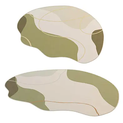Carpet, wavy shapes + 10 coloring options