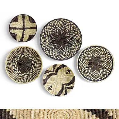 Surya Dastkar wicker plate