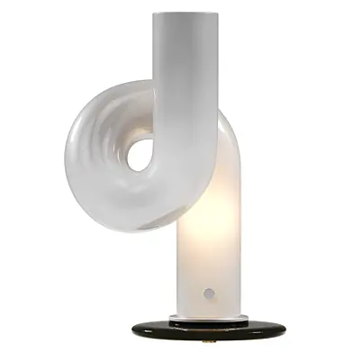 RARE MURANO GLASS TABLE LAMP - ALFREDO BARBINI
