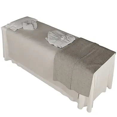 Massage table with decor 5