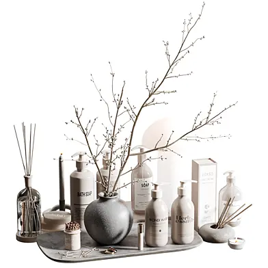 Bathroom accessories set 38