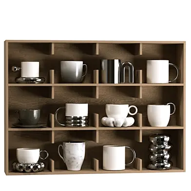 Shelf for mugs and cups