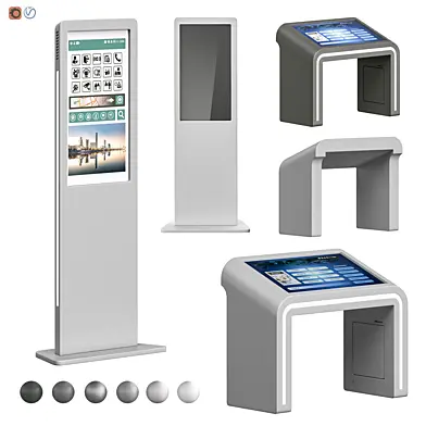 Interactive touch table and kiosk