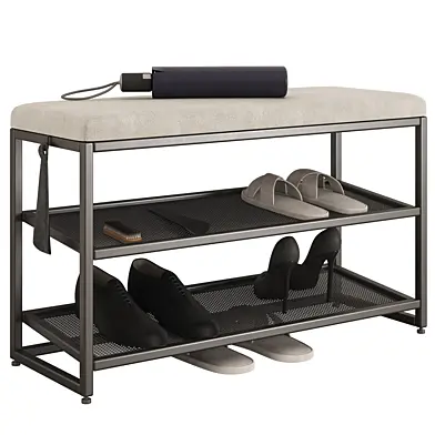 Shoe rack for the hallway