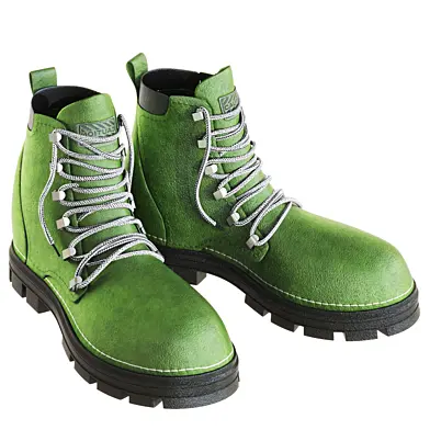 Leather boots shoes 01