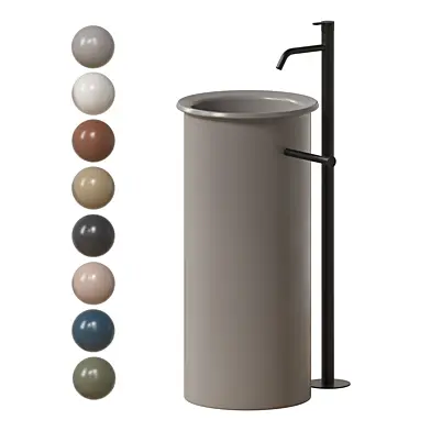 Edge88 Freestanding Washbasin with towel rail
