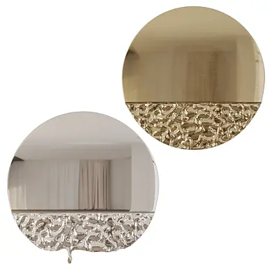 Wall decor made of metal