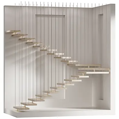 minimalistic staircase in a modern style 03