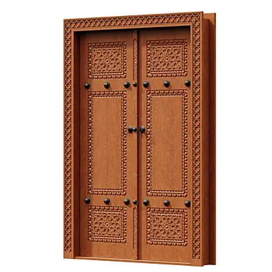 Door in oriental style