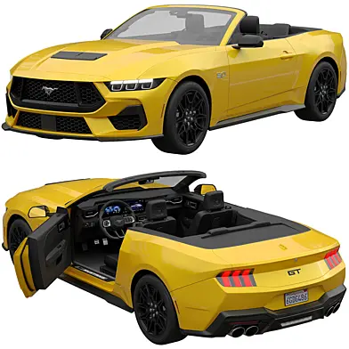 Ford Mustang GT convertible 2024 interior
