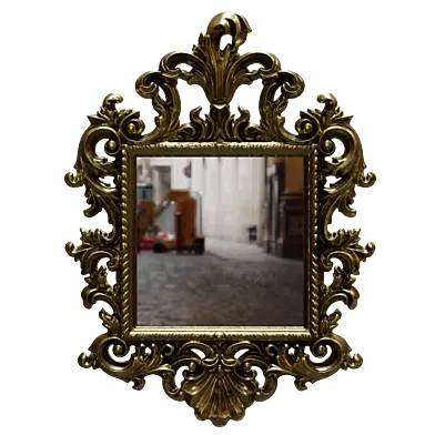 Square mirror