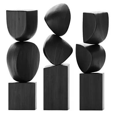 Abstract sculptures Set 010