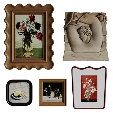 Picture set 10 Vintage collection of paintings