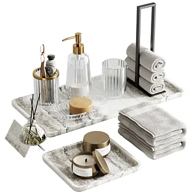 Bathroom accessories set 1