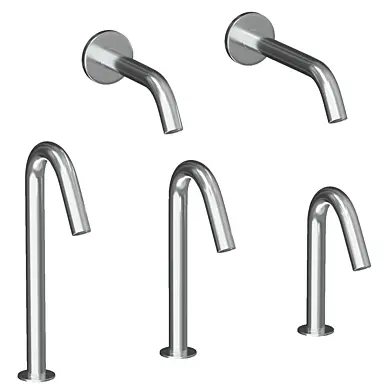 TOTO automatic wall and table faucet round