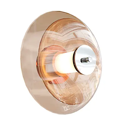 Flying Saucer Chrome Wall Light