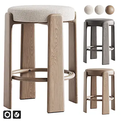 Granite Stool | Granite Bar stool by kavehome.com