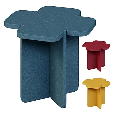 Colourful coffee table