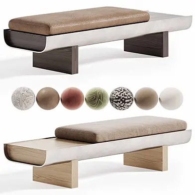 Pilot Bench Minotti Pilots Bench - Other soft seating - 3D model
