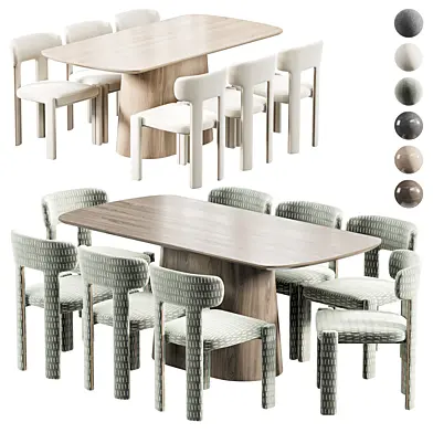 Dining Set 007, Haven Chair, Mount kitchen table