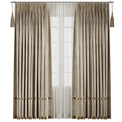 Curtains with tassels