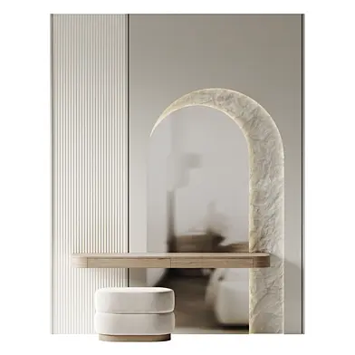 Minimalistic dressing table in a modern style 016