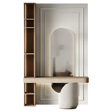 Minimalistic dressing table in a modern style 017