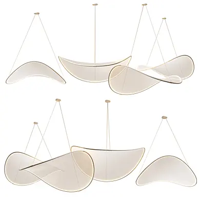 IIII 09 LED fabric pendant lamp