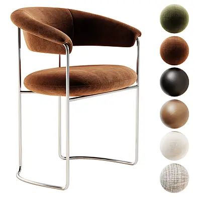 MINOTTI Angie Dining Chair - Chair - 3D model