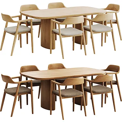 Maruni Hiroshima Table and Chair