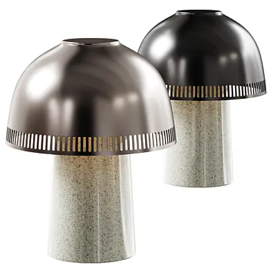 Raku SH8 battery-powered lamp Beige Grey/Bronze - &Tradition