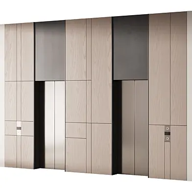 633 elevator lobby design 07 lift door and wall panels