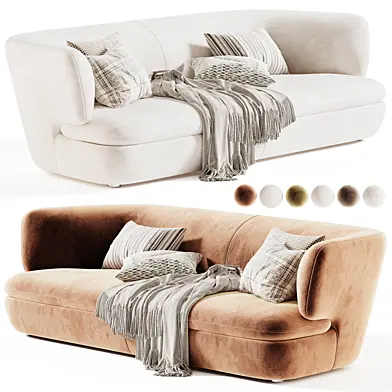 Flexform Quincy Staright Sofa