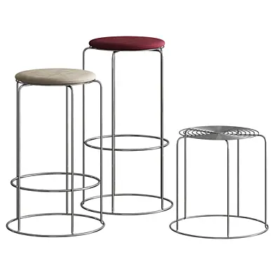&Tradition Wire Stool