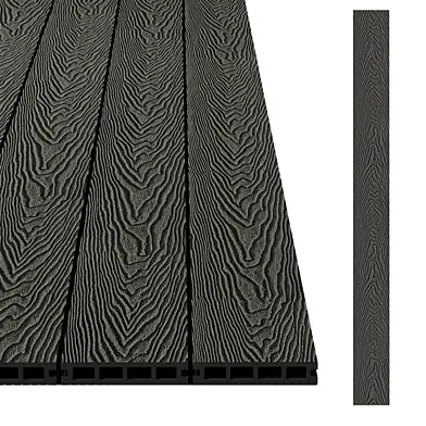 OM EasyDecking "Wood-IX" Black Wood decking board