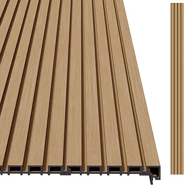 OM Facade slatted panel EasyDecking "Ko-Ex" | Oak
