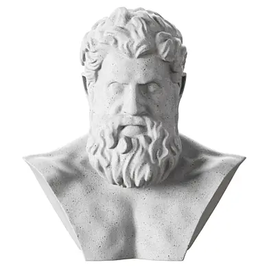 Ancient Greek stone bust