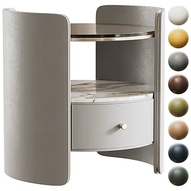 Round bedside table Comodini